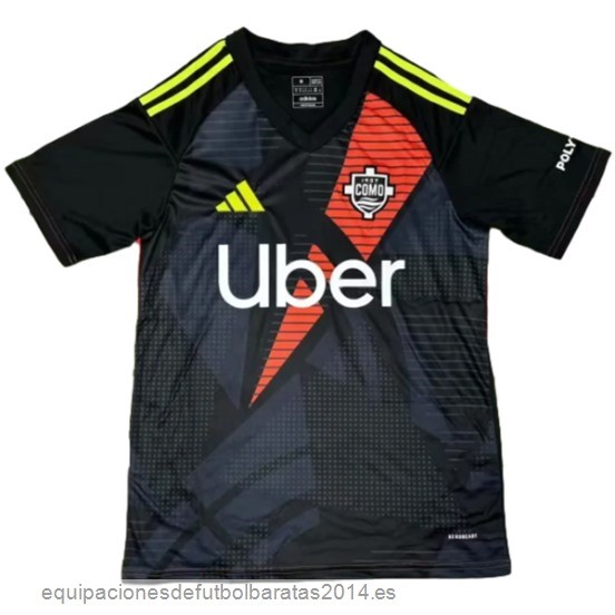 Nuevo Tailandia Portero Camiseta Como 1907 24/25 Negro Baratas